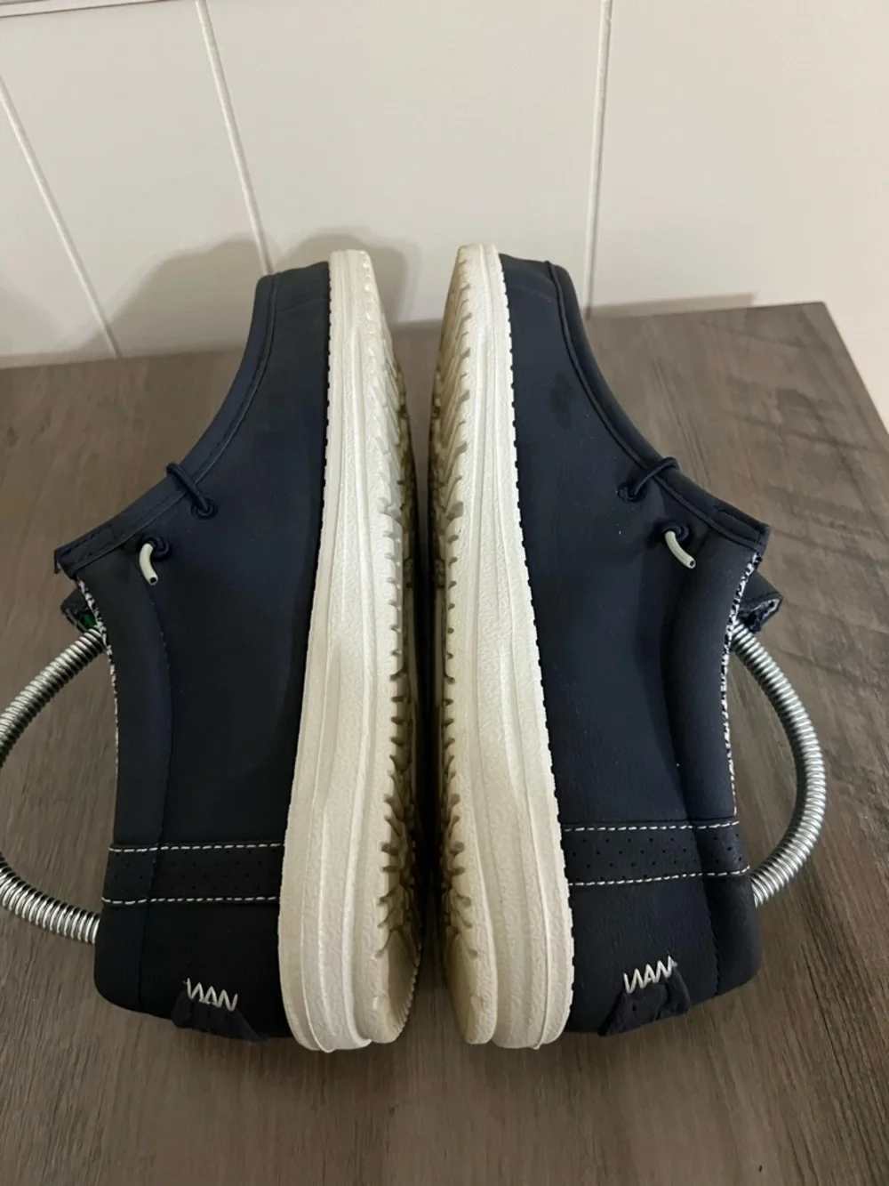 Hey Dude Men’s Navy Blue Wally Classic Slip On Shoes Size M9